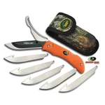 Outdoor Edge Razor-pro Folding Knife With 6 Replacement Blades Orange. Fixed Price $59.99.