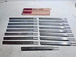 Lot Of 17 6" Eastman High Speed Steel Straight Knives - 80C6. Fixed Price $69.95.