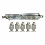 Superior Steel RK742 Inch Roofing Utility Knife With 5-PACK Blades. Fixed Price $10.57.