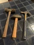 Vintage Lot Of 3 Assorted Hammers - Craftsman & Estwing. Fixed Price $24.99.