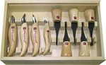 Flexcut Deluxe Palm & Knife 9 Piece Set Storage Box - KN700. Fixed Price $180.52.