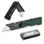 Workpro Folding Utility Knife 10 Extra Blade Razor Quick Change Box Cutter. Fixed Price $18.99.