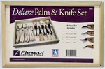 Flexcut KN700 Deluxe Palm Knife Set 9PC Wood Carving Tools Usa Case. Fixed Price $140.94.