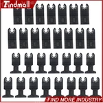 Findmall 30PCS Multitool Oscillating Saw Blades 1-3/8"&1-3/4" Cutting Kit. Fixed Price $12.67.