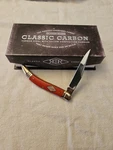 Rough Ryder Toothpick Custom Red Carbon Steel Folding Pocket Knife RR1744. Fixed Price $40.00.