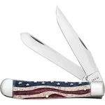 Case Xx Knives Patriotic Smooth Natural Bone Trapper 6254 Ss (64132) Pocket Knif. Fixed Price $131.99.