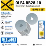 Olfa RB28-10 28MM Rotary Replacement Packs (100 Blades) Japan. Fixed Price $139.00.