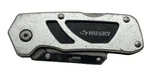 Husky Folding Utility Knife Lock Back Box Cutter Stainless Steel Pocket Tool. Fixed Price $9.99.