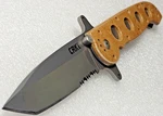 Crkt M16-14ZSF Knife W/fde Zytel Scales & 3.875" Bead Blast Blade;ambi-clip. Fixed Price $48.99.
