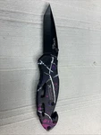Utica Usa M1835 Muddy Girl Camo Search & Rescue Clip-on Linerlock Pocket Knife. Fixed Price $8.00.