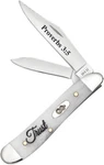 Case Xx Trust Peanut Pocket Knife Stainless Steel Clip / Pen Blades Bone Handle. Fixed Price $86.99.