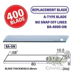 Nt Cutter 9MM Solid Blades Without Snap Off Lines BA-4000-ON Japan. Fixed Price $86.55.
