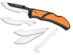 Outdoor Edge Razorcape Pocket Knife 3" Drop Point 420J2 Black Blade Kraton. Fixed Price $45.54.