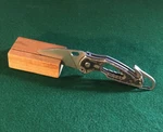 Used True Utility Key Chain Knife Black Drop Point Blade. Fixed Price $9.95.
