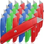 Reginary 30 Pcs Box Cutter Bulk Retractable Blade Utility Knife Heavy Duty Alumi. Fixed Price $57.99.
