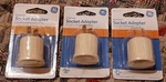 Lot Of (3) Ge Socket Adapter Polarized, 2-PRONG Outlet, Ul Listed #54173. Fixed Price $16.99.