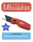 Milwaukee Fastback Compact Folding Utility Razor Knife Tool. Fixed Price $10.99.