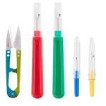 Gdminlo 5 Pieces Colorful Seam Ripper Assortment Thread Remover Kit. Fixed Price $6.26.