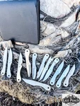 12 Pc 6" Throwing Knife Set 3CR13 Steel With Carrying Case. Fixed Price $21.99.