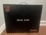New Tuo TC1225 Black Hawk Series 10 Pc Kitchen Knife Set Wooden Block Gift Box. Fixed Price $80.00.