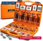 Horusdy 348-PIECE Thread Repair Kit, Metric & Sae Helicoil Set With Hss Drill Bi. Fixed Price $89.43.
