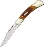 Rough Ryder Hunter Folding Knife Stainless Steel Blade Amber Jigged Bone Handle. Fixed Price $25.19.