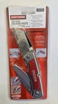 Nos Craftsman 34705 Twin Blade Lockback Folding Utility Knife Red. Fixed Price $25.99.