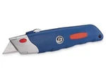 H-1369 Uline Blue & Red Retractable Knife With Soft Comfort Grip Handle. Fixed Price $9.99.