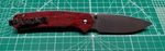 Wmk Exclusive Cjrb Pyrite Folding Knife Black/red Gmascus G10 W/topo Clip. Fixed Price $65.00.